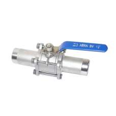 Кран шаровый   ABRA-BV61 под приварку (сварку) ду20 ру40 ABRA-BV61L-Q61F-1000-3L стальной ст. 20